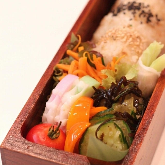 カフェ弁☆おにぎり弁当（簡略レシピ）