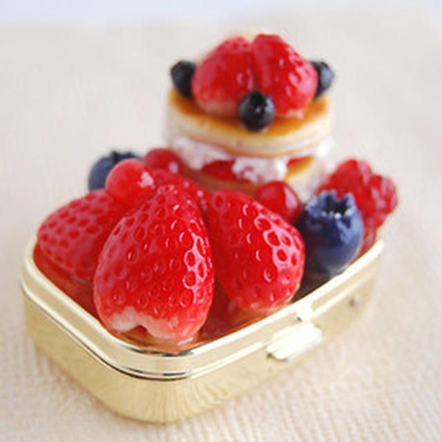 ベリーホットケーキの小物入れ