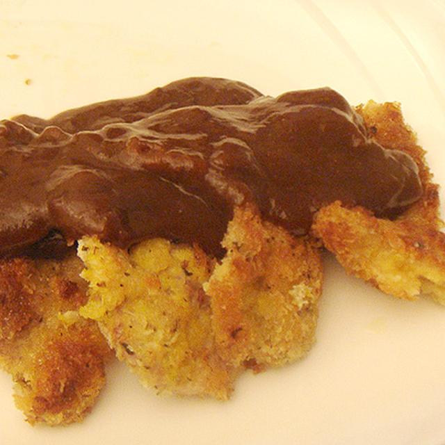 豚のパン粉焼き・デミグラスソース