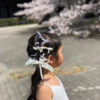 花見用キッズヘアアレンジ♡