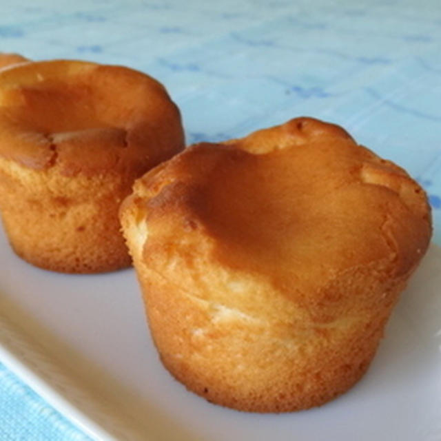 卵1個で作るふんわりチーズカップケーキ