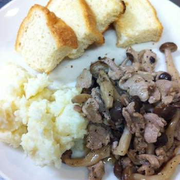 Stwed Pork with mushroom