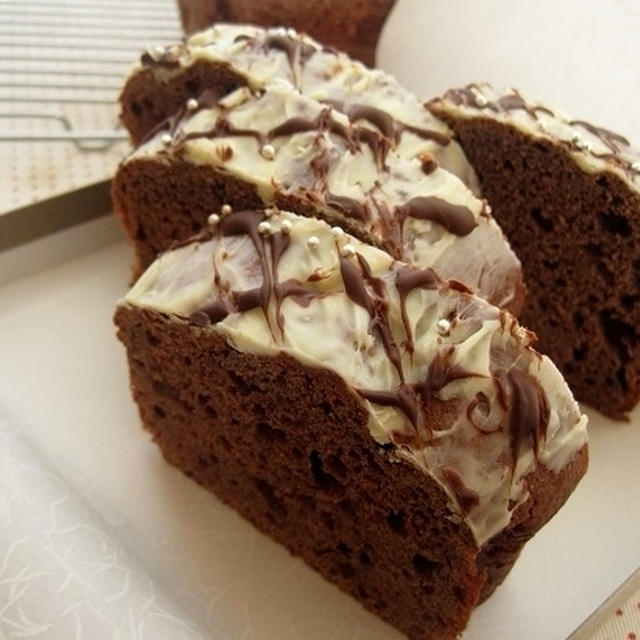 ホワイトチョココーティング板チョコパウンドケーキ By イロハさん レシピブログ 料理ブログのレシピ満載