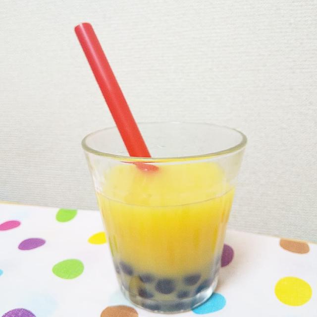 【業務スーパー☆子どもがリピしまくりなタピオカドリンク(๑´ڡ`๑)】