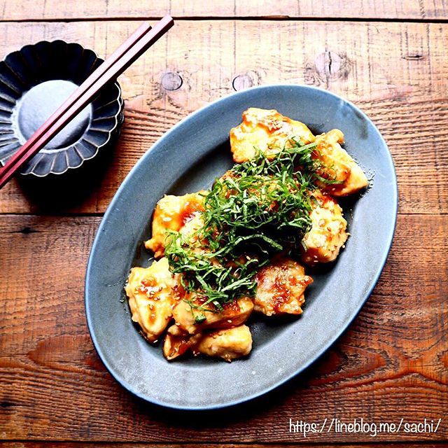 ヘルシー梅しそチキン♡【#簡単レシピ#鶏むね肉】