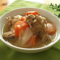 簡単・さっぱり♪圧力鍋で　手羽元と根菜の柚子ポン酢スープ
