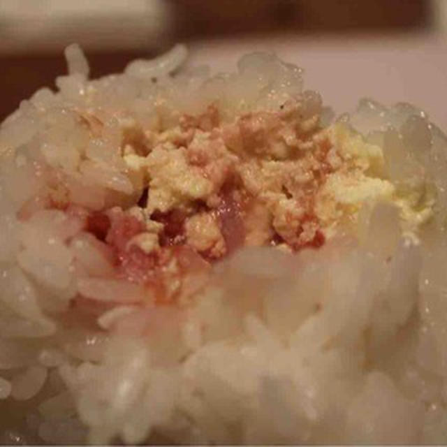 無人漫画喫茶であさひなぐ／【recipe】梅肉クリチーおにぎり