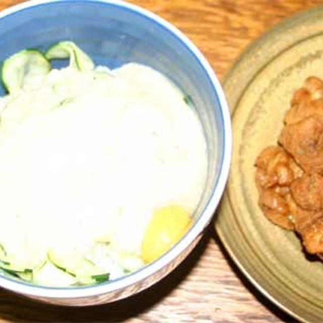 ズッキーニのナムル丼