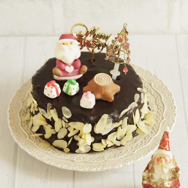 * ナッツたっぷり濃厚チョコケーキ♪