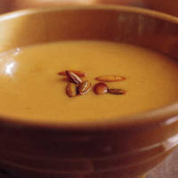 サフランを使って！　pumpkin soup