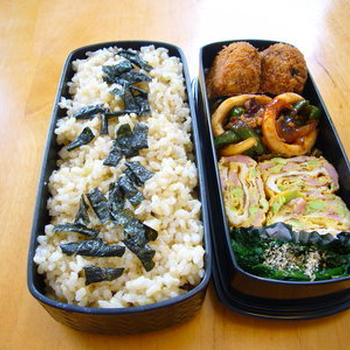 キャベツメンチ弁当