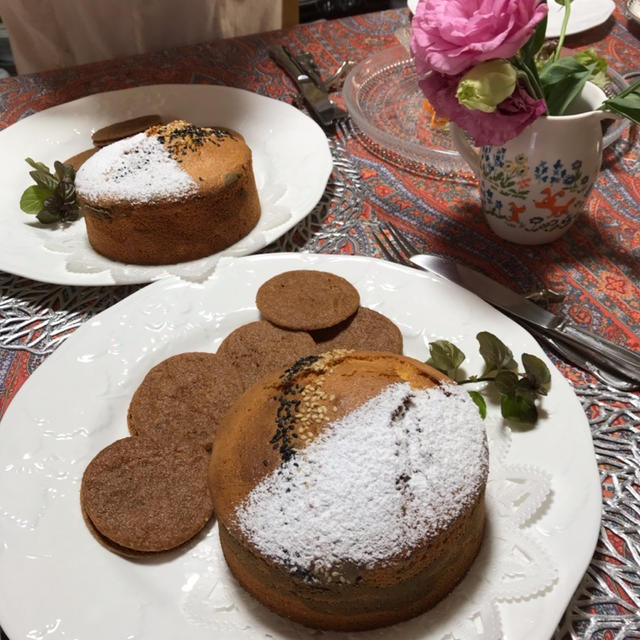 焼き菓子と新春パンと４種♡お２人”楽しいですねぇ～この成型！新春のイノシシは福来る！