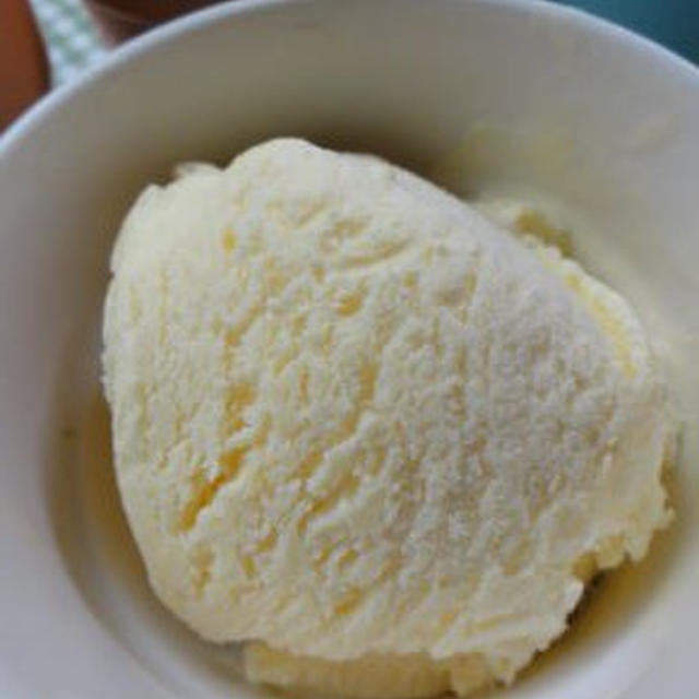 手作りバニラアイスクリーム