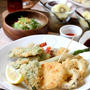 フライ盛り合わせとアスパラ春巻き。レシピブログ、今日のイチオシ！掲載。