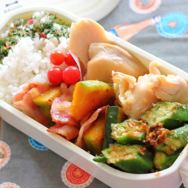 【弁当記録】おかず3品の簡単弁当