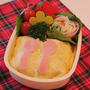 可愛い和風オムライス弁当　ぶーが帰ってきたよ～