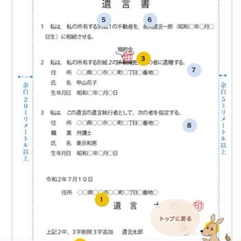 自筆証書遺言書保管制度