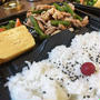 豚肉のにんにく醤油炒め弁当 〜noboru 魚武商店〜