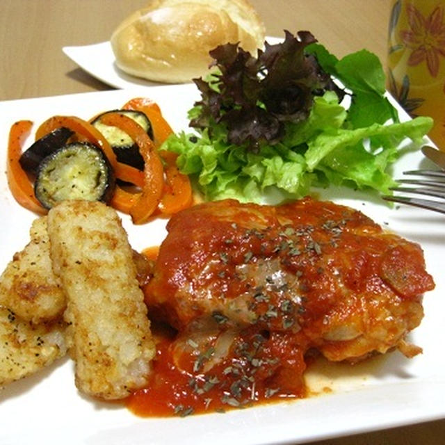 チキンのイタリアンソテープレート☆