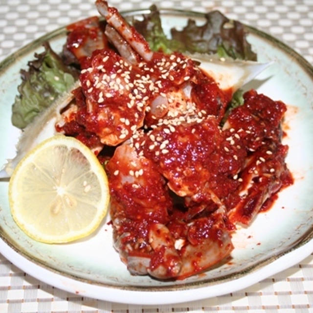 ヨンジョン式！ヤンニョムゲジャンレシピ　－－　活き渡り蟹で作る絶品の味！