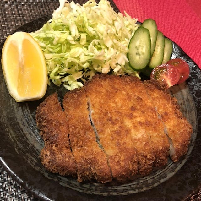 とんかつ♡ちくわきんぴら炒め♡豆もやしサラダ