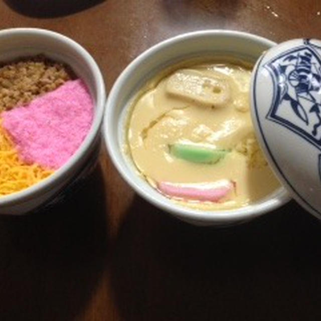 長崎の味「吉宗」の茶碗蒸しと蒸し寿司