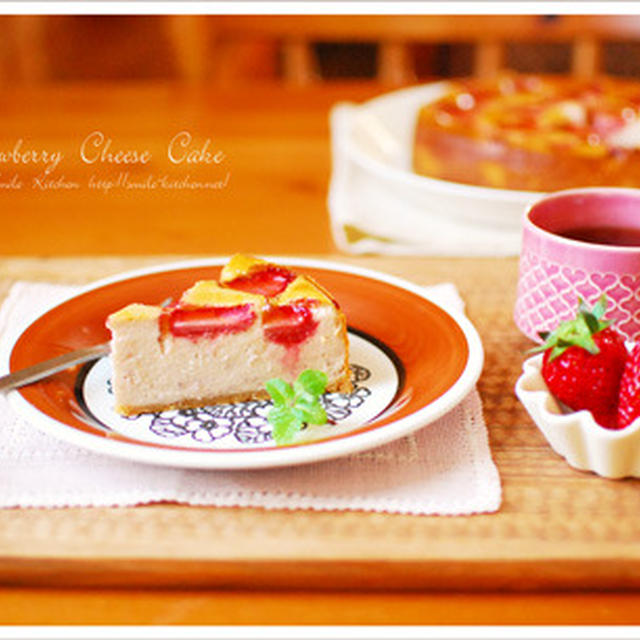 ストロベリーチーズケーキ