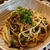 高菜とひき肉のスパゲティ