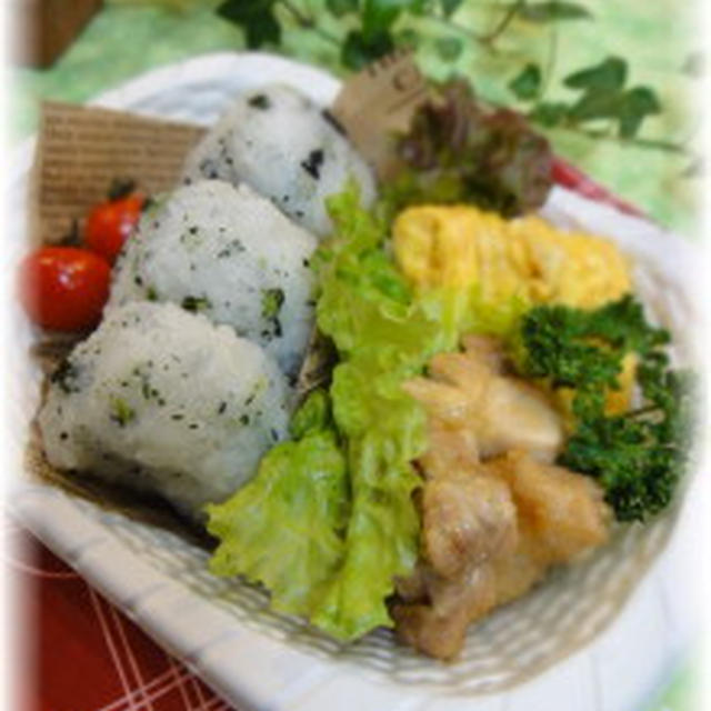 お洒落に★おにぎり弁当(レシピ)