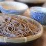とろろの蕎麦ととうもろこしご飯