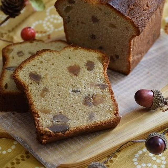 リベンジしなきゃ～の栗いっぱいのパウンドケーキ
