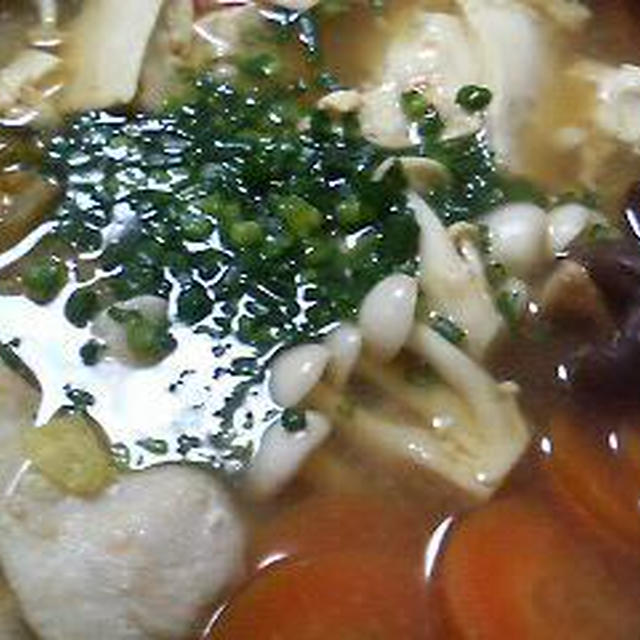 サバの唐揚げ＆またもやチゲ鍋