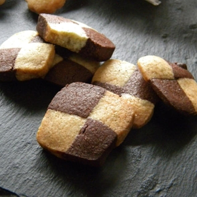 【スパイス】たとえば手作りバレンタイン「チョコミントの市松クッキー」