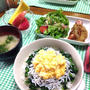 ほうれん草としらすご飯de鉄分＆カルシウムたっぷり朝ごはん♡…ストレッチとマッサージ