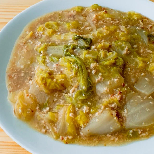 白菜のそぼろ煮