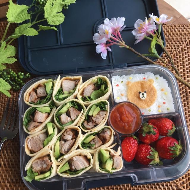 トルティアラップ＆ブラウン弁当〜カオナシ弁当のお返事♪〜