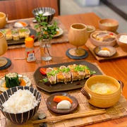 【献立】油揚げ餃子で夜ごはん