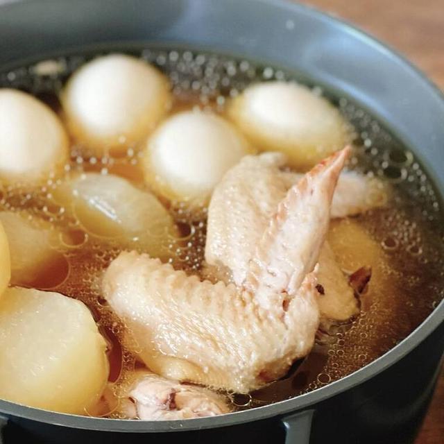 ちょっと豪華な居酒屋風♪ 手羽先と卵と大根のおでん【今月食べたい！私のごちそうレシピ #3】