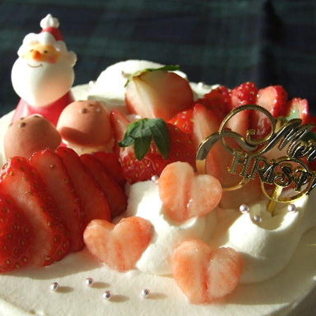 クリスマス☆いちごショートケーキ