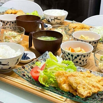 4月22日✰晩ごはん♩♩♩鶏胸肉で簡単!!ジューシー!!!美味しい!!!!!フライドチキン