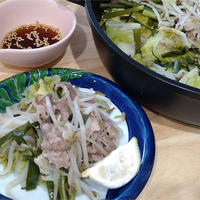 大分県産味一ねぎの野菜たっぷり☆豚こま鍋