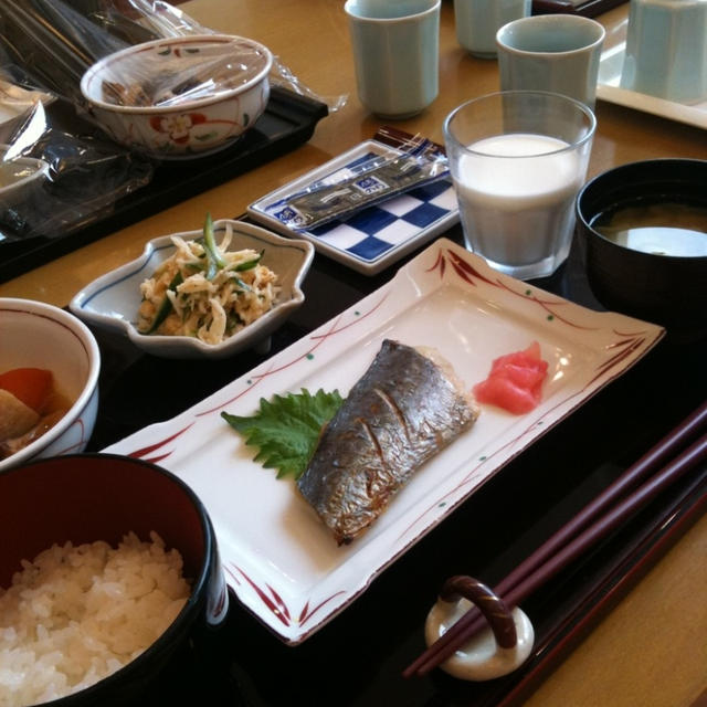 分娩入院生活２日目。