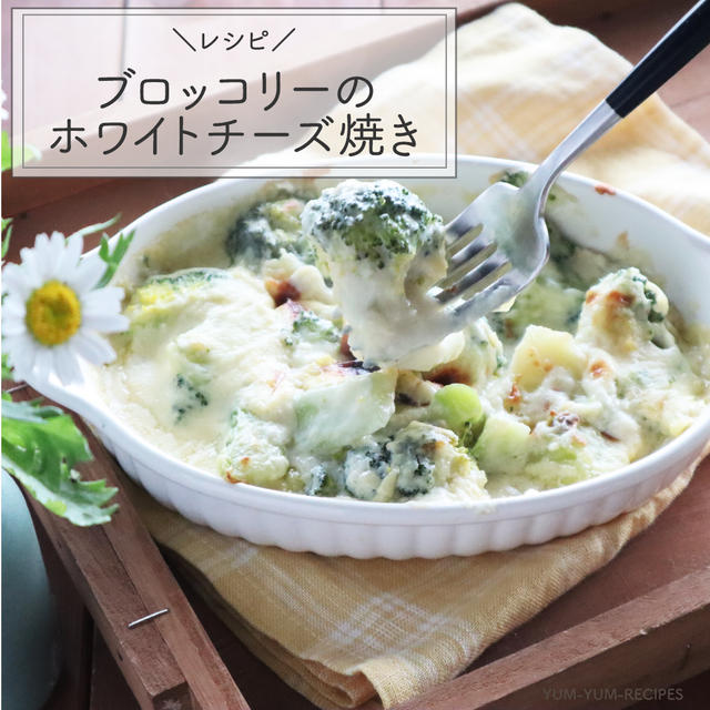 【レシピ】福岡県産ブロッコリーのホワイトチーズ焼き