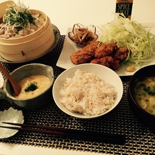牡蠣フライとか