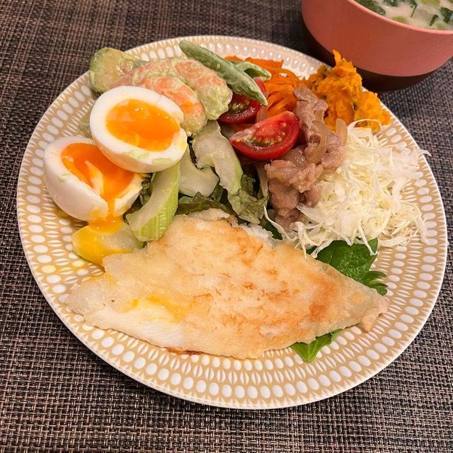 カレイのムニエル、子宮がん検診。