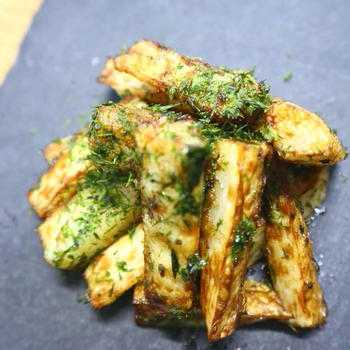 片栗粉でサクッと！長芋の青のり唐揚げの作り方