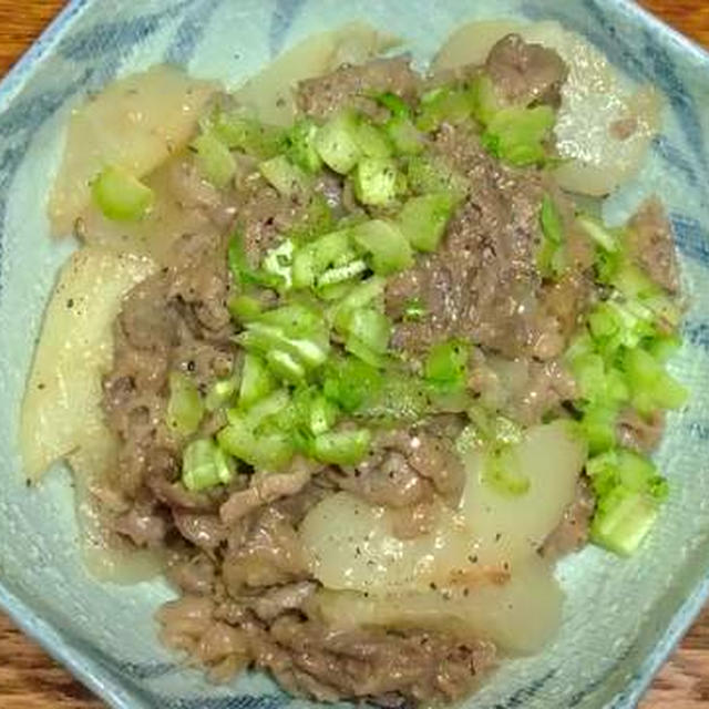 牛肉と大根の蒸し煮