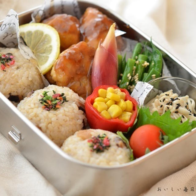 あんかけチキン南蛮のお弁当★7月15日(月)