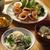 春菊としらすの混ぜご飯、イカのさっと煮ほか季節野菜たっぷり定食♪