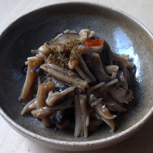 きのこ醤油煮